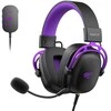 Havit H2002C+U - žaidimams ausinės (juodas ir violetinė)