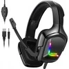 Onikuma Ausinės žaidimams K20 RGB, Juodos
