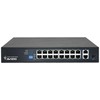 Šakotuvas Nevaldomas komutatorius 18xRJ45 - 16 RJ45 PoE+ 100Mb/s prievadų + 2 RJ45 Uplink 1Gb/s prievadai (galios sąnaudos 150W) AVIZIO