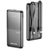 Awei 10000 mAh išorinė baterija p76k 22,5 W, 4 įkrovimo išėjimai, du laidai