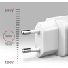 Axagon Acu-pd30w Įkroviklis jungiama į tinklą pd 30w, 1x port usb-c, pd3.0/qc3.0/afc/fcp/apple balta