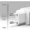 Axagon Acu-pq30w Įkroviklis jungiama į tinklą pd & qc 30w, qc3.0,4.0/afc/fcp/pps/apple balta