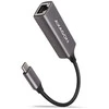 Axagon Ade-TRC tinklo plokštės Gigabito eterneto adapteris, USB-C 3.2 Gen 1, automatinis diegimas, metalas, titano pilka