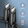 AXAGON | „NewGEN+“ USB-C į USB-C 4 kartos 3×2/240 W laidas, 0,5 m | BUCM4X-CM05AB