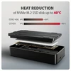 „AXAGON“ USB-C 40 Gbps išorinis korpusas, skirtas M.2 NVMe SSD | EEM2-40G