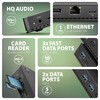 Axagon HMC-U4 Wieloportowy šakotuvas USB 12in1, USB 4.0 40Gbps, 3x USB-A, 2x USB-C, Glan, HDMI 8k, DP 8k, PD 100W, HQ Audio 24bit, UHS II SD/MicroSD, 80cm USB-C KA