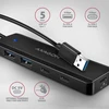 „Axagon“ USB ŠAKOTUVAS „AXAGON HUE-C2A“, 4 × USB 5 Gbps KELIONINIS šakotuvas, 2 × USB-A + 2 × USB-C, USB-C maitinimo įvestis, 19 cm USB-A laidas