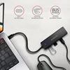 AXAGON HUE-C2C 2x USB3.2 Gen 1 + 2x USB-C 5Gbps travel hub, USB-C power IN, with 19cm Type-C cable