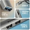 AXAGON ALU STRIP USB-A 4 prievadų šakotuvas | HUE-STA