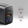 AXAGON sieninis įkroviklis 67 W, USB-A + USB-C, PD3.0/PPS/QC4+/SF | ACU-PQ67D