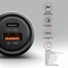 AXAGON Car charger 48W, USB-A + USB-C, PD3.0/PPS/QC4+/SFC | PWC-PQ48