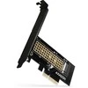Axagon Pcem2-n vidinis adapteris PCIe x4, 1x M.2 NVMe M-key lizdas, SP & LP