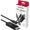 Axagon Rvc-dpc keitiklis / kabelis usb-c -> ekrano prievadas 1,8 m, 4k / 60 Hz