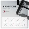 AXAGON STND-LAB Nešiojamas kompiuteris Stand, height-adjustable, foldable, aliuminio – juodas