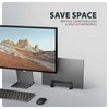 AXAGON STND-VB Vertical Nešiojamas kompiuteris Stand, adjustable width, aliuminio – juodas