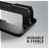 AXAGON STND-VB Vertical Nešiojamas kompiuteris Stand, adjustable width, aliuminio – juodas