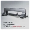 AXAGON STND-VG Vertical Nešiojamas kompiuteris Stand, adjustable width, aliuminio – pilkas