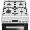 Beko FSE52323DWD viryklė Laisvai pastatoma viryklė Elektrinė dujinė Baltas
