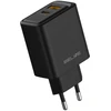 Laidinis įkroviklis Beline 45W USB-A/USB-C BLN2CB45 juodos spalvos