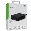 Nešiojamo kompiuterio pakrovėjas - Belkin WCH010vfBK 108W Dual USB-C Greito Įkrovimo 2m Laidas Juodas