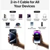 Belkin BOOST CHARGE 2-in-1 įkroviklis su USB-C/Lig. 1,5m ws.CAC003hq1.5MWH