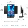 BenQ Monitorius 27 cali sw272q 2k led 5ms/ips/60hz/foto