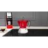 Kavos aparatas Bialetti naujas moka indukcinis 6tz kavos virimo aparatas, raudonas