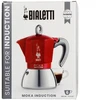 Kavos aparatas Bialetti naujas moka indukcinis 6tz kavos virimo aparatas, raudonas