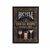 Bicycle Cocktail kortos su 52 kokteilių receptais – pokeriui ir triukams