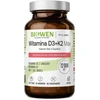 Sveikatos papildas - Biowen Vitaminai D3 + K2 MK-7, 90 Kapsulių, Be glitimo