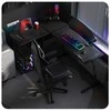 Biurko žaidimams huzaro hero 6.0 juodas rgb