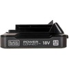 Black &amp; Decker Juodas &amp; Decker REVSV18D1 lazdinis dulkių siurblys/elektrinė šluota 2 viename lazdinis dulkių siurblys Baterija Sausas Bemaišis 0.5 L 36 W Žalias, Baltas 2 Ah