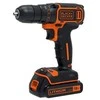 Black &amp; Decker Suktuvas - gręžtuvas 18v bdcdc18-qw juodas+decker