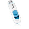 Adata flashdrive c008 64gb usb 2.0 baltas&mėlynas