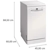 Bosch Serie 2 SPS2HKW55E indaplovė Laisvai pastatoma 10 vietų komplektų