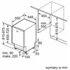 Bosch SPV4HKX12E indaplovė Fully built-in 10 place settings