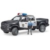 Bruder Auto dodge ram 2500 policja su figurką