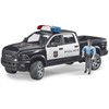 Bruder Auto dodge ram 2500 policja su figurką
