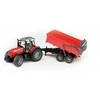 Bruder Massey Ferguson vilkikas su savivarte priekaba