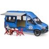 Bruder Ata BRUDER Sprinter Camper mėlyna+fig+akces 02684