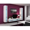 Cama TV staliukas VIGO NEW 30/180/40 (spalva: balta/blizgi balta)