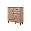 Cama Meble Komoda - Cama Lotta 110 2D4S Ąžuolas/Juoda