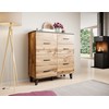 Cama Meble Komoda - Cama Lotta 110 2D4S Ąžuolas/Juoda