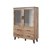 Cama Meble Svetainės Sekcija - Cama Lotta 2d4d Wotan Ąžuolas + Matinė Juoda