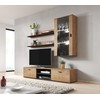 Cama Meble Svetainės sekcija - Cama SOHOWITS2 Lefkas Ąžuolas/juoda