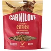 CAV Carni Love Carnilove Dog Crunchy Snack Mėsingi traškūs skanėstai šunims su stručiu ir gervuogėmis 200 g