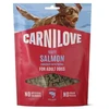 CAV Carni Love Carnilove šunų skanėstai. Minkšti mėsos skanėstai šunims su lašiša ir čiobreliais, 200 g.
