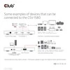 Club 3D I/O HUB 5in1 Thunderbolt Sidabrinis