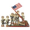 COBI 2059 blokai pakelia vėliavą Iwo Jima 1945 m. 6 JAV jūrų pėstininkų figūrėlės
