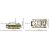 Cobi Klocki Jagdpanzer IV/70 (V) (Sd.Kfz.162/1) 1024 vnt.